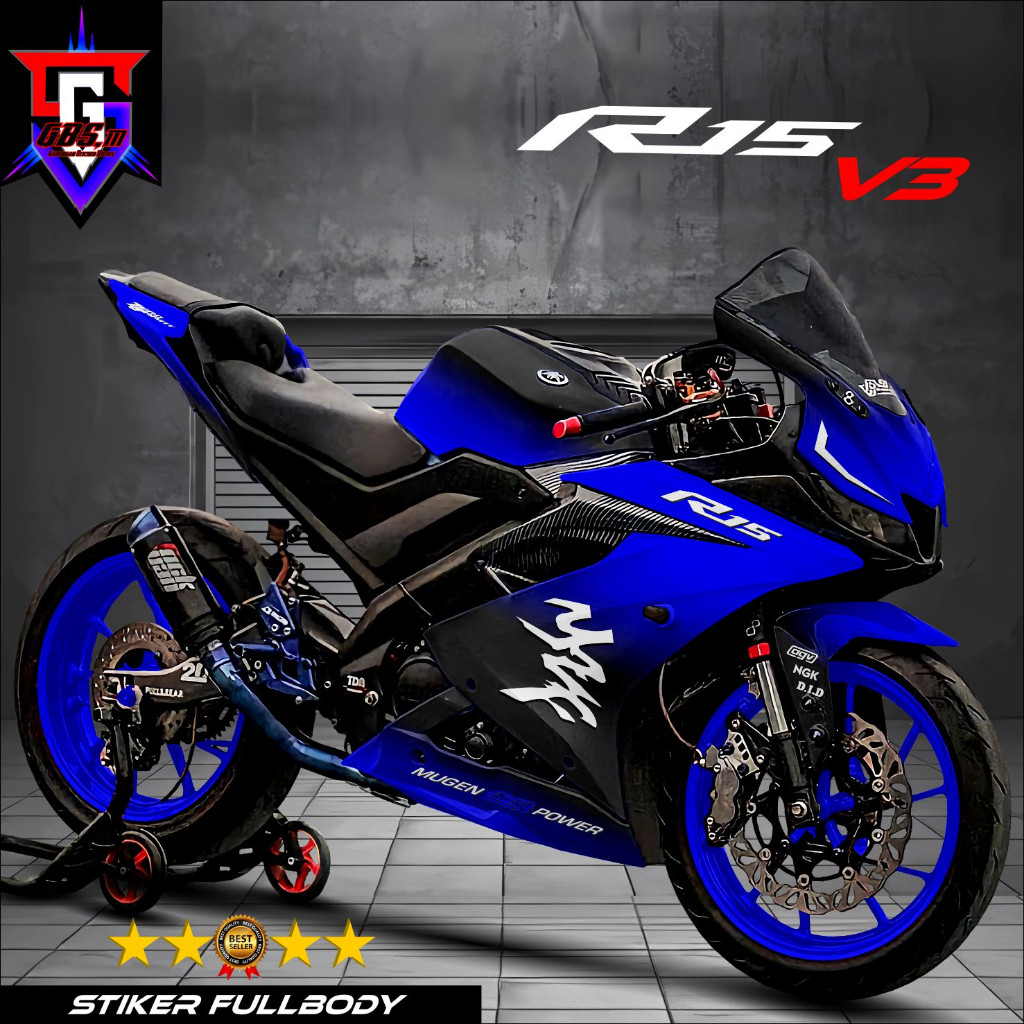 Viral-Decal Motorcycle Sticker R15V3 Fullbody Modification Motorcycle Sticker R15V3 Fullbody Peel De