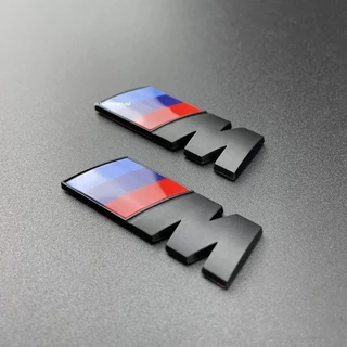 M โลโก้ Fender Emblem Badge ด้านหลังสําหรับ BMW E36 E39 E46 E60 E90 E90 F01 F10 F30 G01 G20 G21 G30 G11 F15 X5 X3 M กีฬา