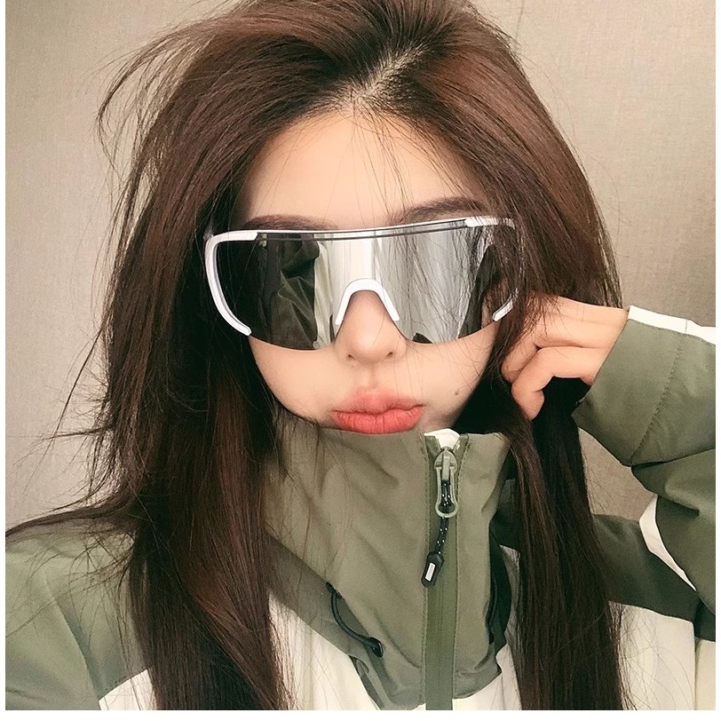 แว่นตากันแดดแว่นตาเดินป่าและขี่จักรยานผู้ชายและผู้หญิงกีฬากลางแจ้งกันลมและแว่นตาทนทรายป้องกันรังสียูวีและแว่นกันแดดกันแด - รูปที่ 2