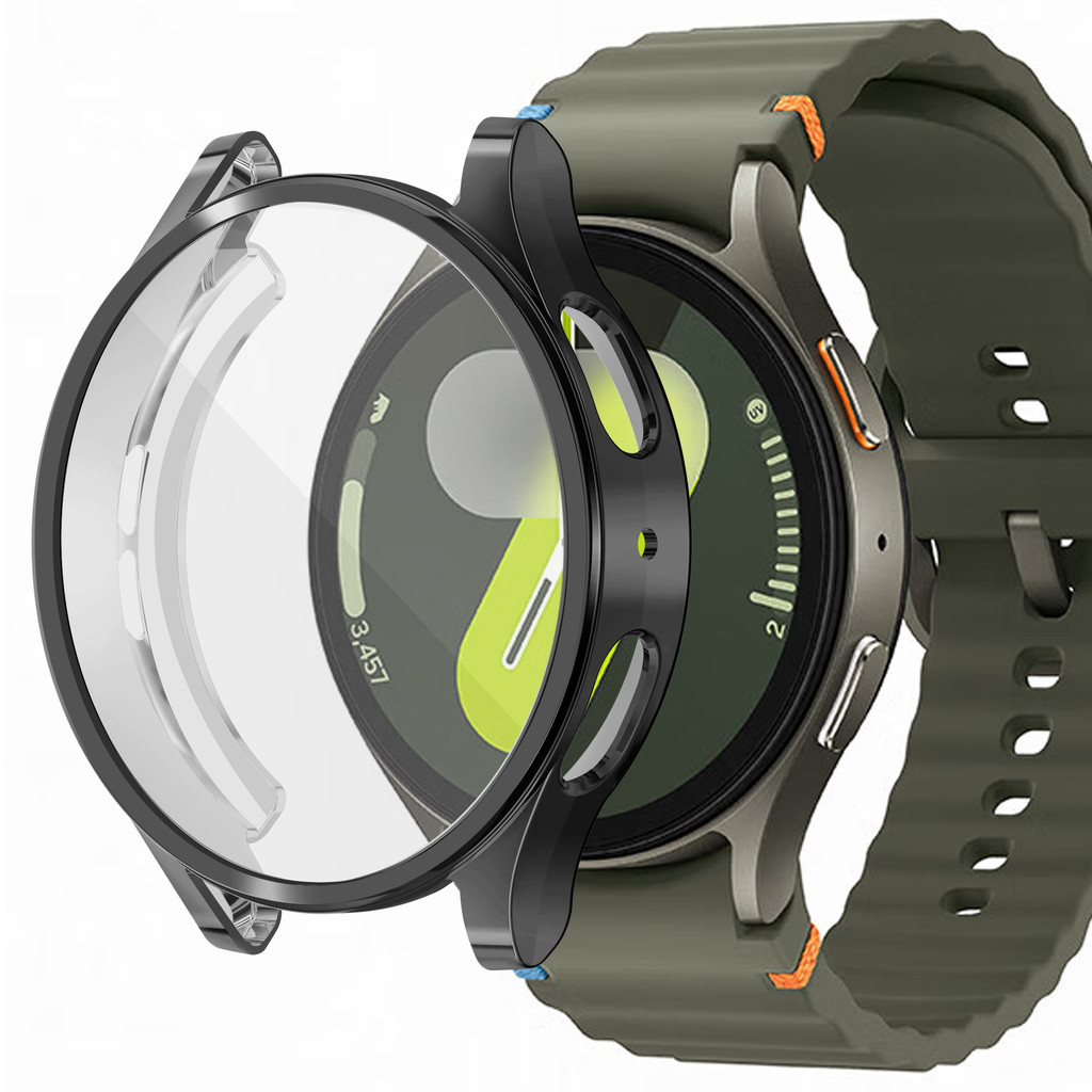 TPU ป้องกันหน้าจอสําหรับ Samsung Galaxy Watch 7 6 5 40 มม.44 มม.Galaxy Watch 5 pro 45 มม.ฝาครอบป้องกันนุ่มกรณี