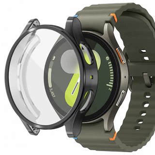 TPU ป้องกันหน้าจอสําหรับ Samsung Galaxy Watch 7 6 5 40 มม.44 มม.Galaxy Watch 5 pro 45 มม.ฝาครอบป้องกันนุ่มกรณี