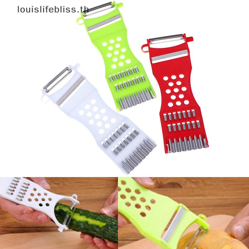Louislifebliss Gadgets ครัวผักผลไม้ Peeler Parer Julenine เครื่องตัดเครื่องมือใหม่ - รูปที่ 2