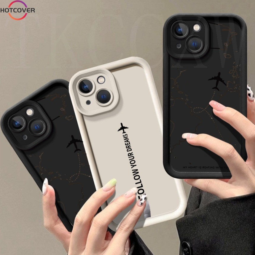 SAMSUNG Travel-inspiredเครื่องบินเส้นทางออกแบบสําหรับsamsung Galaxy S25 Plus S25 Ultra A06 A16 A50 A