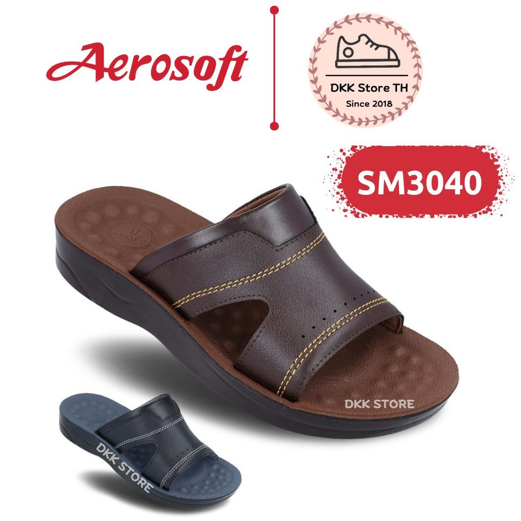DKK.TH Aerosoft (แอโร่ซอฟ) Extra Soft รองเท้าแตะสวมเพื่อสุขภาพ รุ่น SM3040