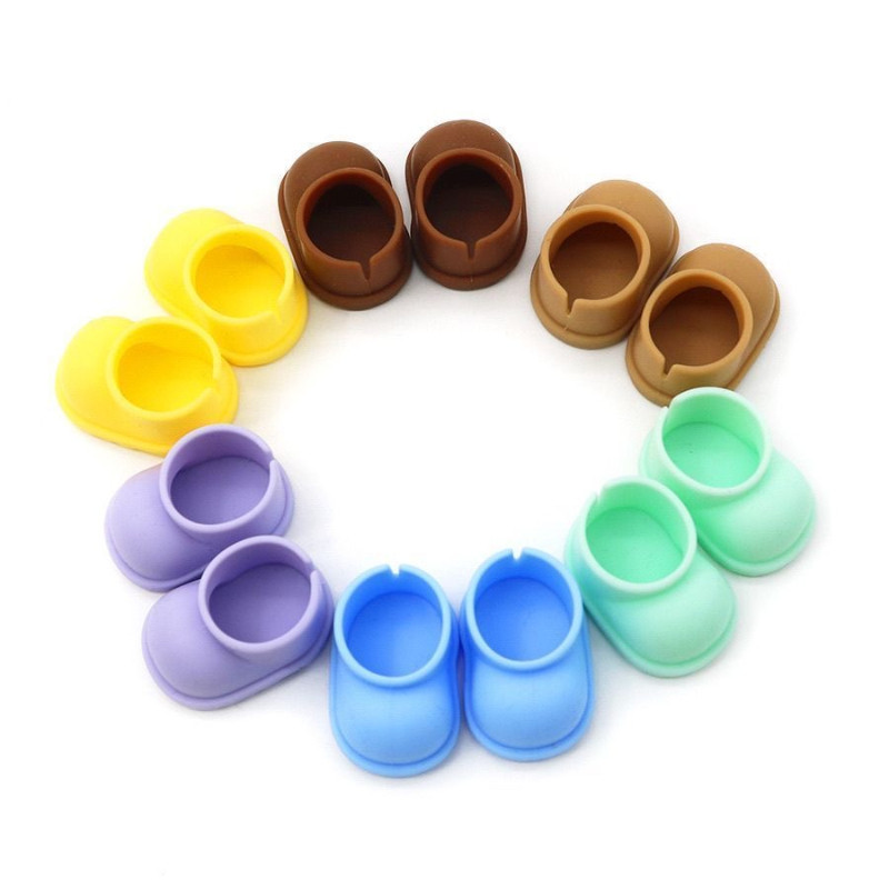 เหมาะสําหรับ 17 ซม. ปอนด์ 10 ซม. 15 ซม. ตุ๊กตาผ้าฝ้ายรองเท้าสั้นรองเท้ากันฝนอุปกรณ์เสริม