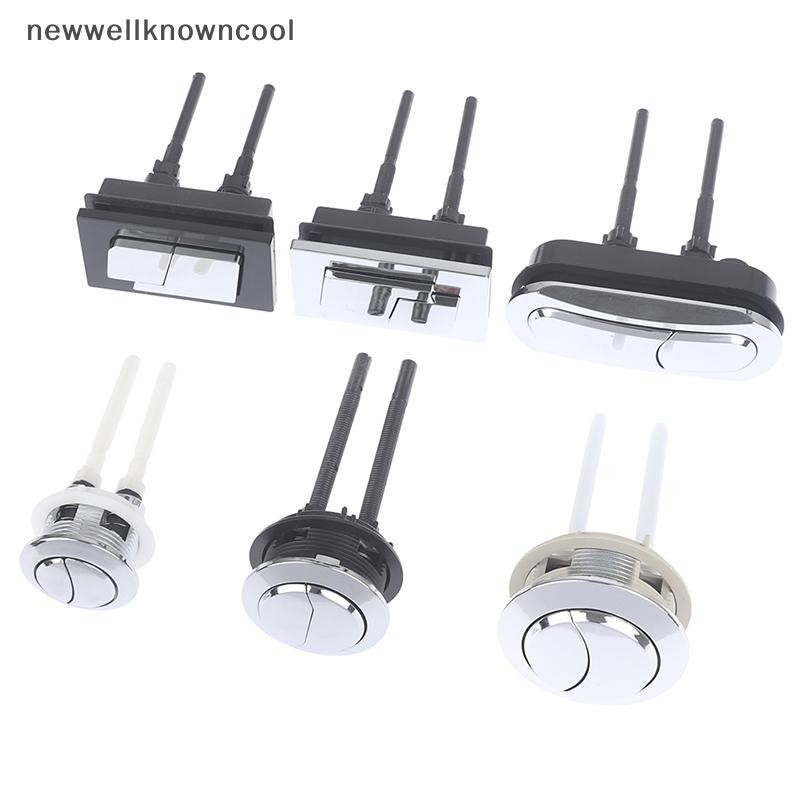 ใหม่wellknowncool 1 ชิ้น Dual Flush ปุ่มห้องน้ํารอบสแควร์ห้องน้ํา Push Dual Flush ปุ่ม AAD ราคา ถูกที่สุด ดีลบีเคเค