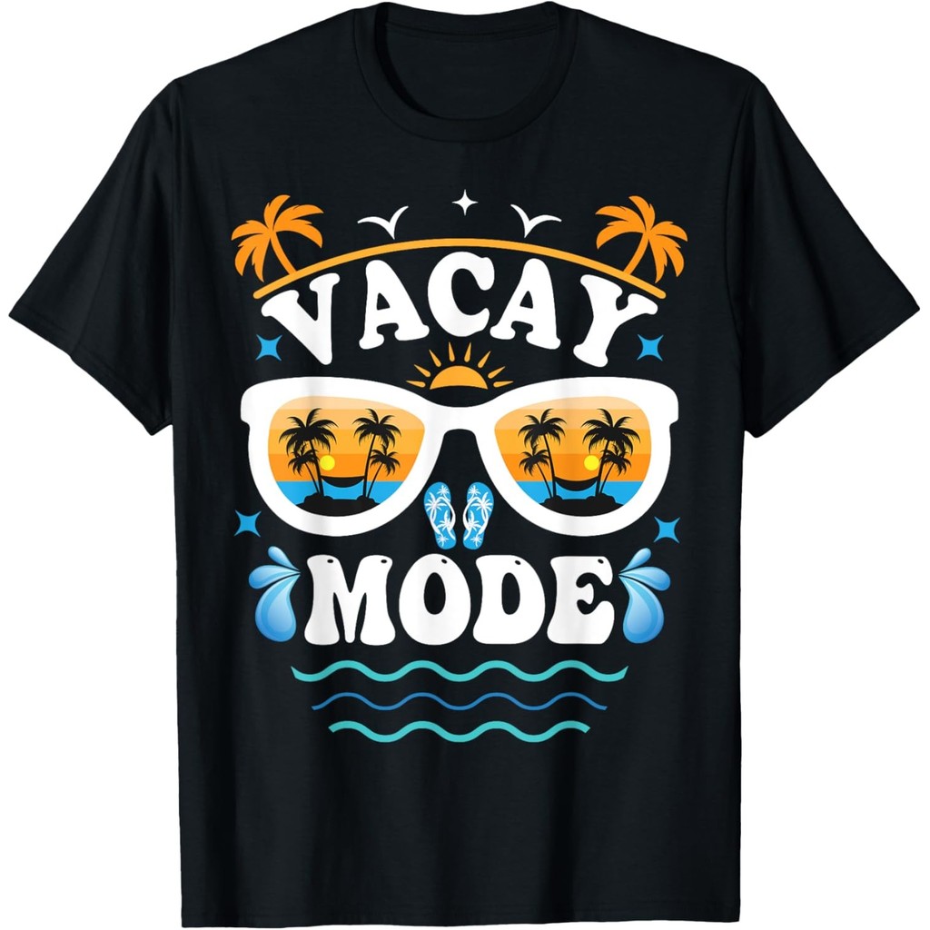 เสื้อโหมด Vacay สําหรับเสื้อยืดวันหยุดวันหยุดวันหยุดวันหยุดฤดูร้อน