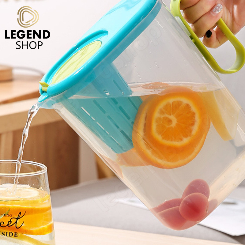 เหยือกน้ำ 2 ลิตร เหยือกกรองน้ำ กระบอกน้ำ จุปริมาณได้เยอะ เนื้อหนาทนทาน