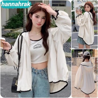 (ส่งจากกรุงเทพฯ)เสื้อคลุมกันแดด เสื้อโค้ทแบบบางแขนยาวผู้หญิง…