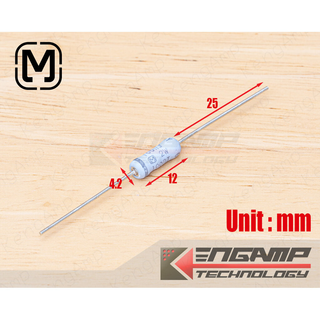 (สินค้ามีตัวเลือก) [RES] Resistor 2W 5% Panasonic Metal Oxide Flim