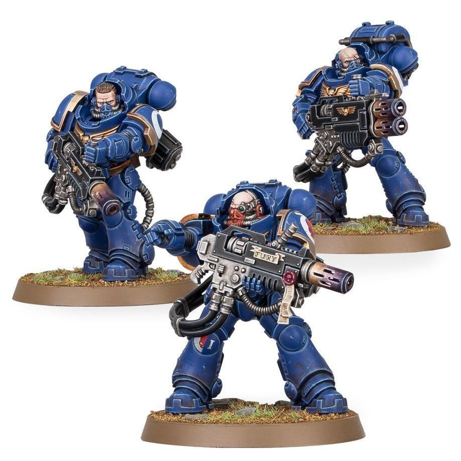 [ขายร้อนในร้าน] คอลเลกชันทีม Warhammer 40K โมเดลเรซินชิ้นเดียวฟิล์มขาวไม่ทาสี โมเดล Terminator Company Hero Invasion CDDS