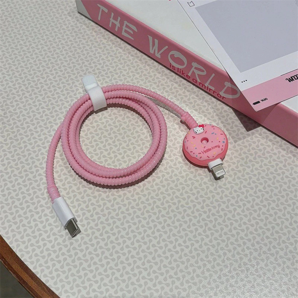 เคสป้องกันสายชาร์จไอโฟน ลายคิตตี้สีชมพู thumbnail 6