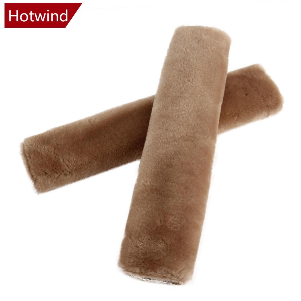 HTT 2 ชิ้นรถที่นั่งbelt ไหล่ Pad สบายขับรถเข็มขัดนิรภัยรถ Soft Plush Auto Seatbelt