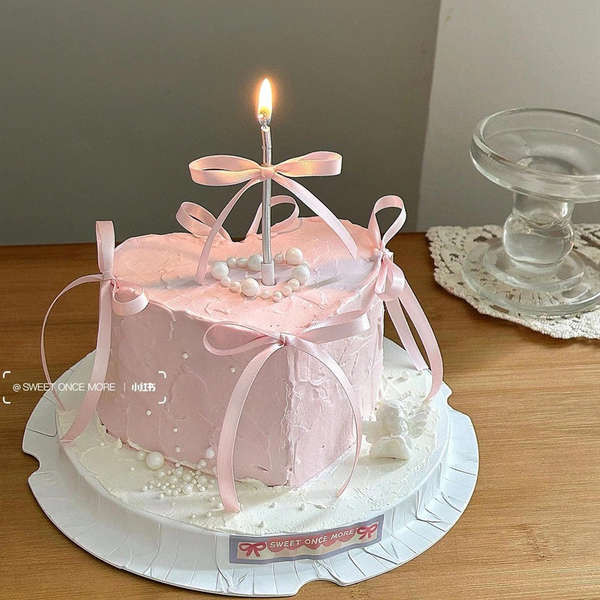 จําลองรูปแบบเค้ก 2024ใหม่สไตล์เกาหลี ins สาวเน็ตแดงหัวใจเค้กวันเกิดรุ่นปลอมจำลองตัวอย่างพลาสติกสามารถตั้งค่าได้ - รูปที่ 3