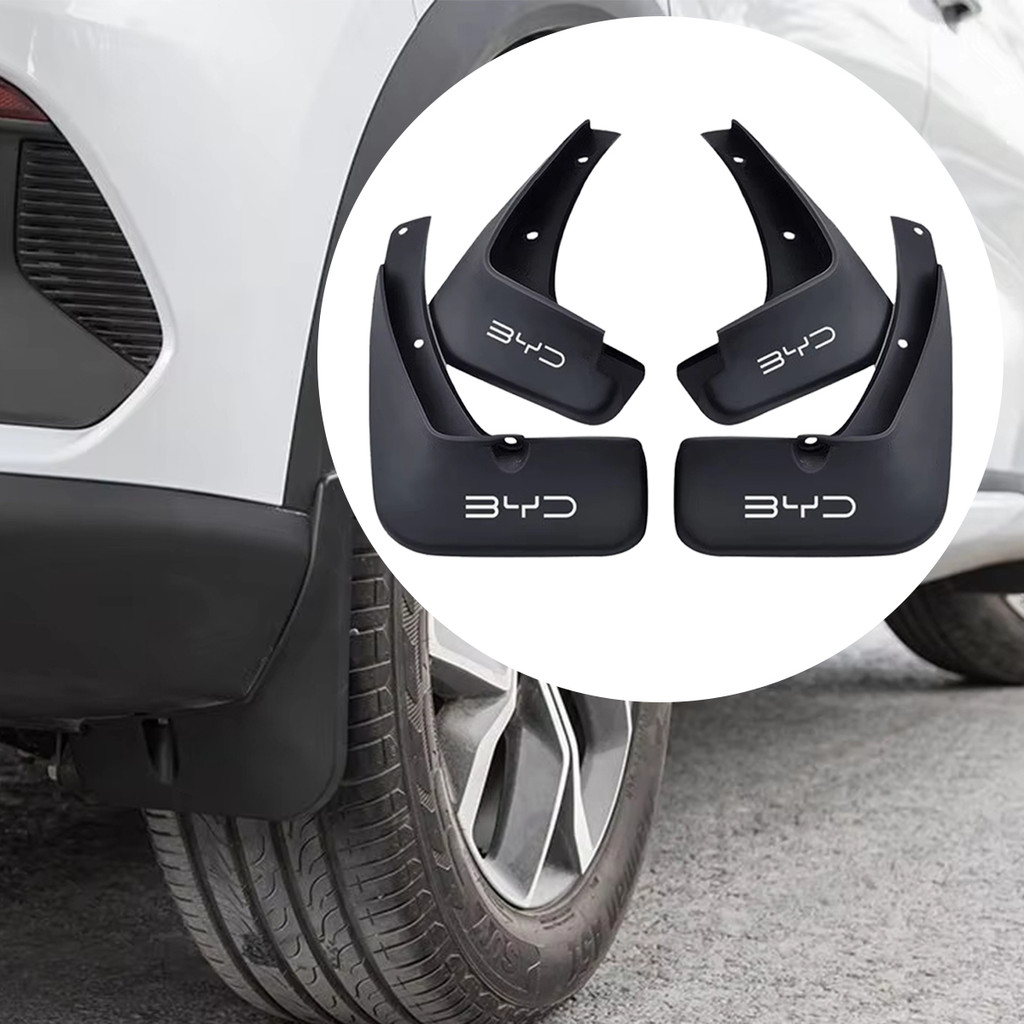 ชุด4ชิ้น ยางบังโคลนหน้า-หลัง BYD Dolphin ติดตั้งเองได้ แบบไม่ต้องเจาะ อุปกรณ์แต่งรถยนต์ พร้อมติดตั้ง - รูปที่ 3