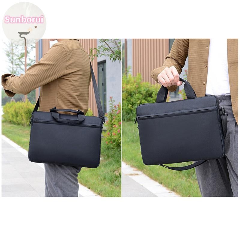 Sunborui 14 15 นิ้วกระเป๋าแล็ปท็อปกระเป๋าถือโน้ตบุ๊คCrossbodyสําหรับ MacBook Air Pro 13 14 15 Xiaomi Hp Lenovo Dell TH