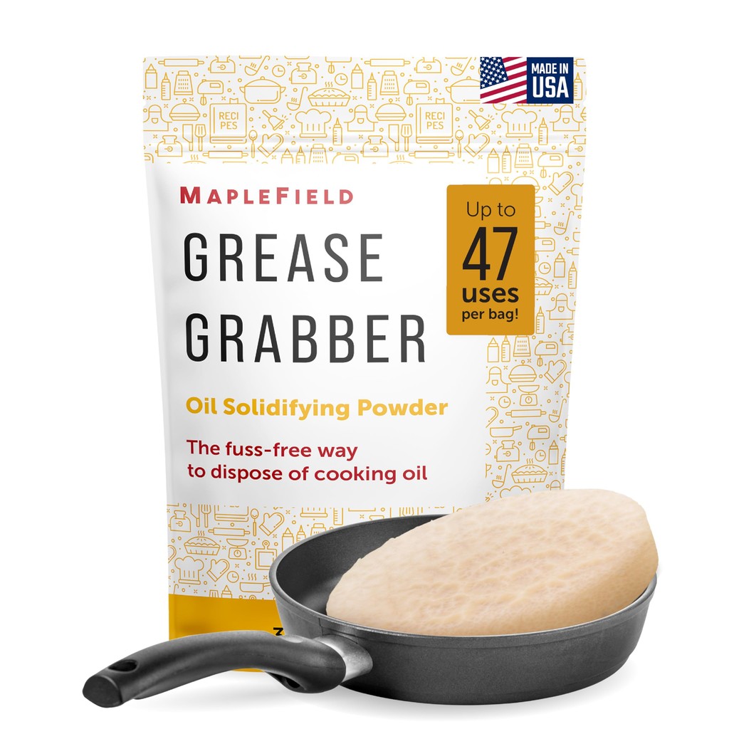 Maplefield Glover Glover Oil Solidifier Powder - 32oz Cooking Cooking Oil Solidifier สำหรับจาระบี