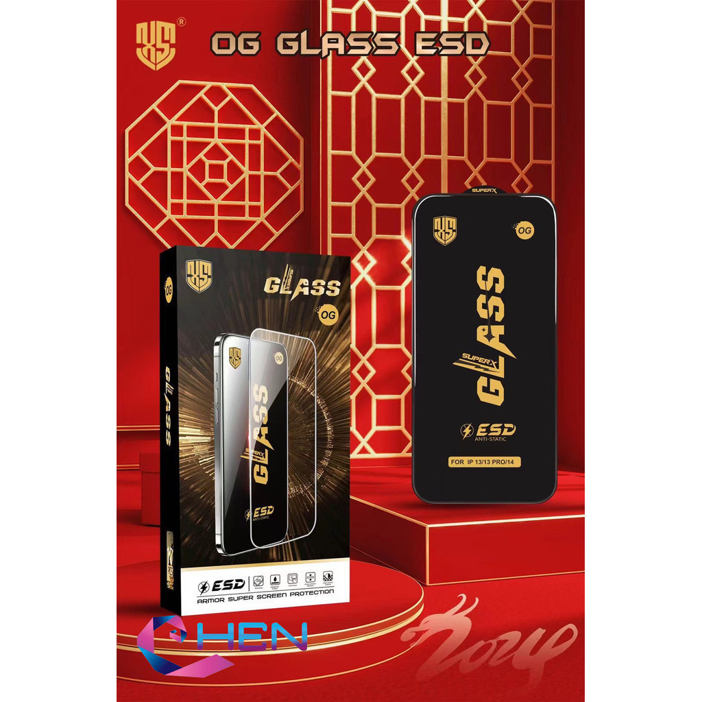 OG glass esd Samsung A20 A30s A50s SAM M21s M14 M31 A51 A52 S20 FE 5G 2022 (Y437) 1กล่องมี10ชิ้น