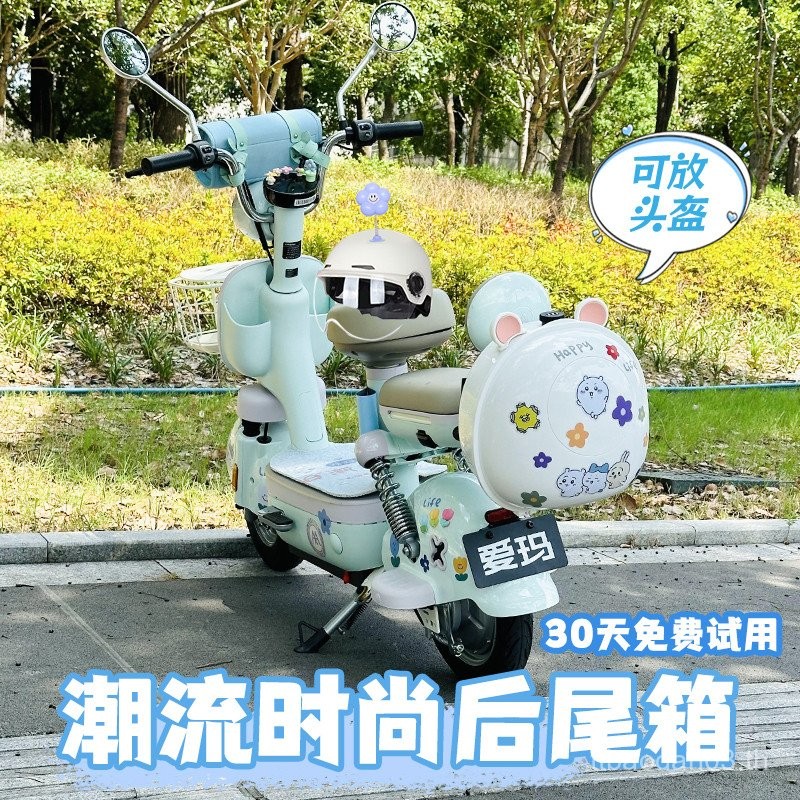 กระเป๋าท้ายรถไฟฟ้าแบบสากลสำหรับ Yadea Aima Tailg กระเป๋าเก็บของด้านหลังจักรยานไฟฟ้า อุปกรณ์จัดระเบีย