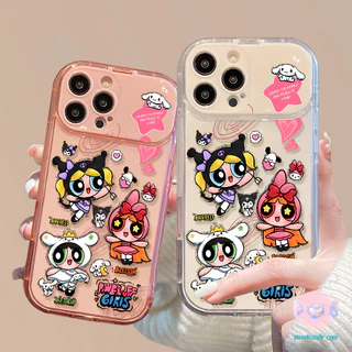 🎀จัดส่งในพื้นที่🎀 เคสกระจกแต่งหน้าตัวการ์ตูน ตำรวจหญิง น่ารักและสวยงาม สําหรับIPhone16 15 14 13 7 8plus Pro Promax XR XS