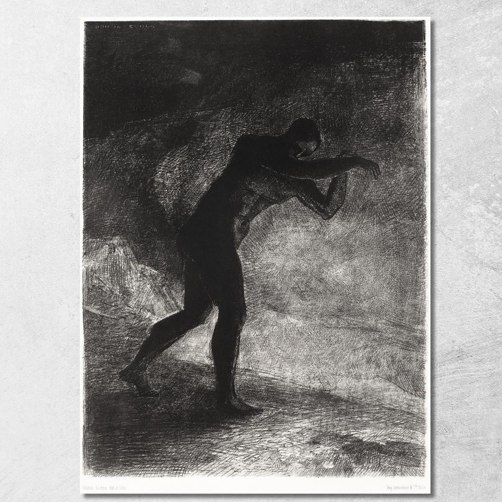 And Man Appeared Questioning The Earth From Which He Emerged And Which Attracts Him He Mad Odilon Re