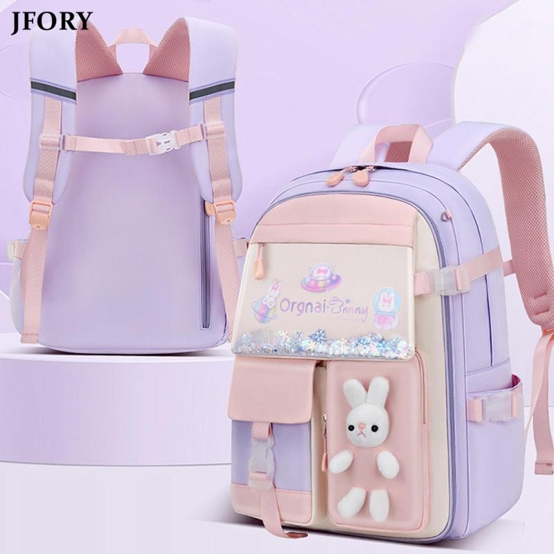 Jfory Kids Backpack Water Resistance Knapsack Girls Backpack School Bags Casual Daypack Shoulder Bag for Hiking, Travel,