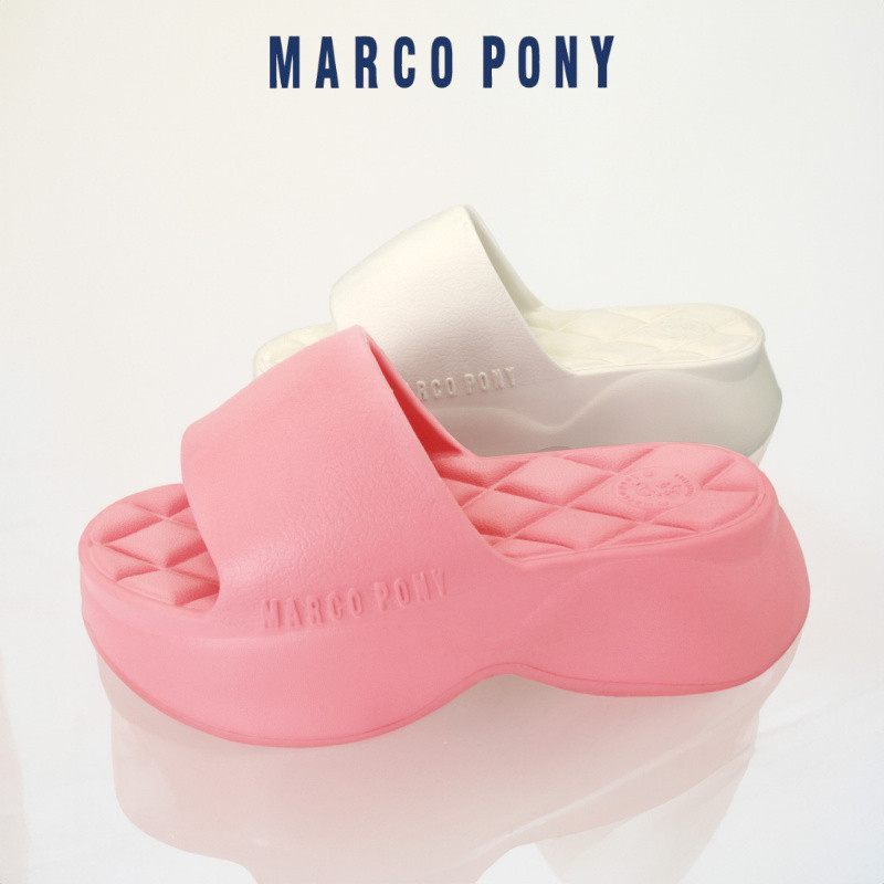Marco Pony พื้นหนานุ่ม EVA MH9022 พื้นหนารองเท้าแตะ รองเท้าแตะ สำหรับผู้หญิง เสร