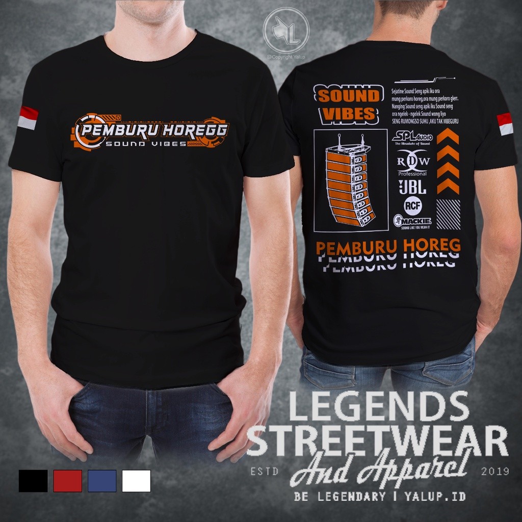 S-5XL เสื้อยืดแขนสั้น พิมพ์ลาย Horeg Hunter SOUND SYSTEM สําหรับผู้ชายSIZE S-5XL