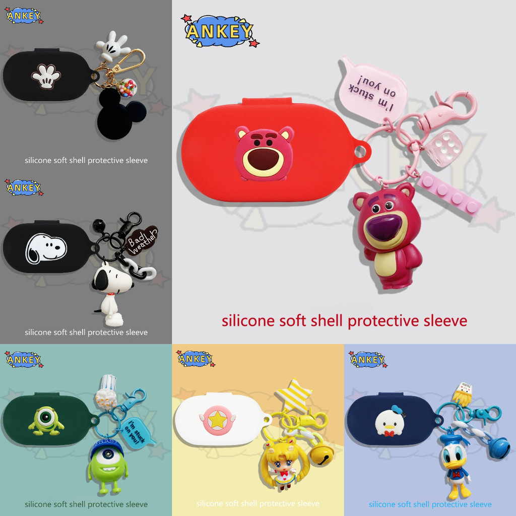 For Baseus Bowie MA10 Pro Cover Earphone Silicone Case Earbuds Cute Dog Soft Protective Headphone He