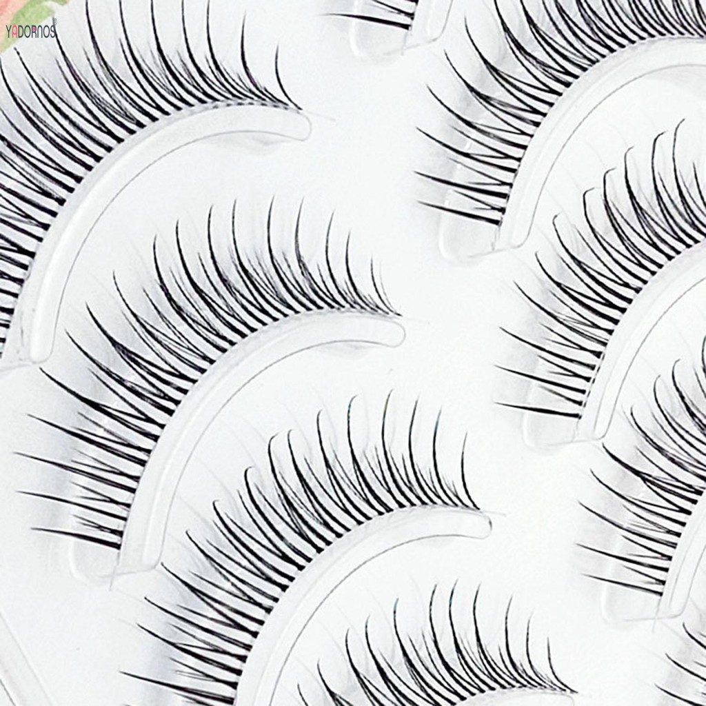 【ready】5 คู่ - ขนตาปลอมดอกไม้ธรรมชาติ - ขนตานางดอกตะวันยาว - รูปที่ 4