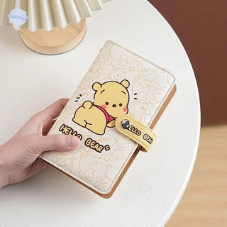 $1000 สมุดออมเงิน บิลเงินสด สมุดรายรับจ่าย Mini Binder Saving Challenge, ประหยัดเงินการ์ตูนหมี 100 ซองท้าทายประหยัดเงิน, PU นํากลับมาใช้ใหม่ได้กันน้ําแผ่นคู่