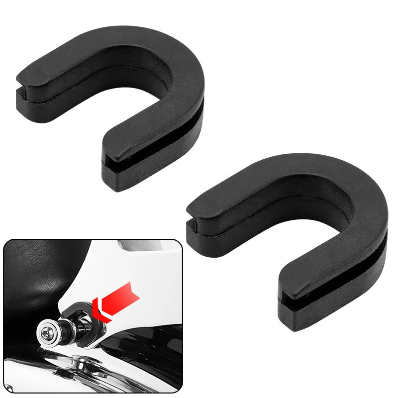 รถจักรยานยนต์ Sissy Bar พนักพิงกระเป๋าเดินทาง Docking Point Bushing Grommet สําหรับ Harley Touring Softail Dyna Sportster