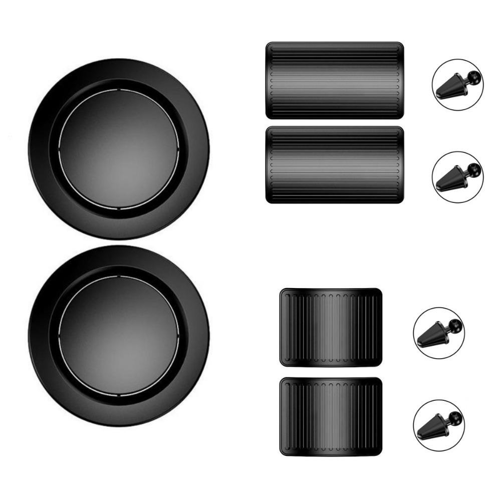 KODICE บังลมเครื่องปรับอากาศ,ปรับ Air Outlet Baffle Car Outlet Wind Shield, Universal Windproof Anti Direct Blowing ติดตั้งง่ายรถ Cold Air Guide Cover ทารก - รูปที่ 2