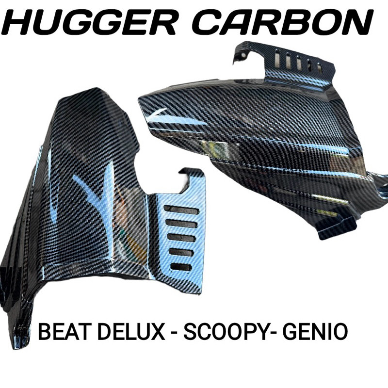 BEAT DELUX CARBON M T6P M SCOOPY NEW GENIO คาร์บอนใต้บังโคลน BEAT NEW GENIO SCOOPY BODYMOTOR9