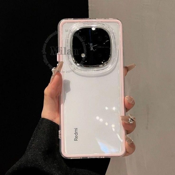 เคสสำหรับ Redmi Note 15 5G เคส Redmi Note 15 14 Pro 5G เคส Redmi Note 15 14 Pro Plus เคสโทรศัพท์มือถือกันกระแทกใสแบบใหม่ กรอบเจลลี่สีสันสดใส ปกป้องเต็มหน้าจอ