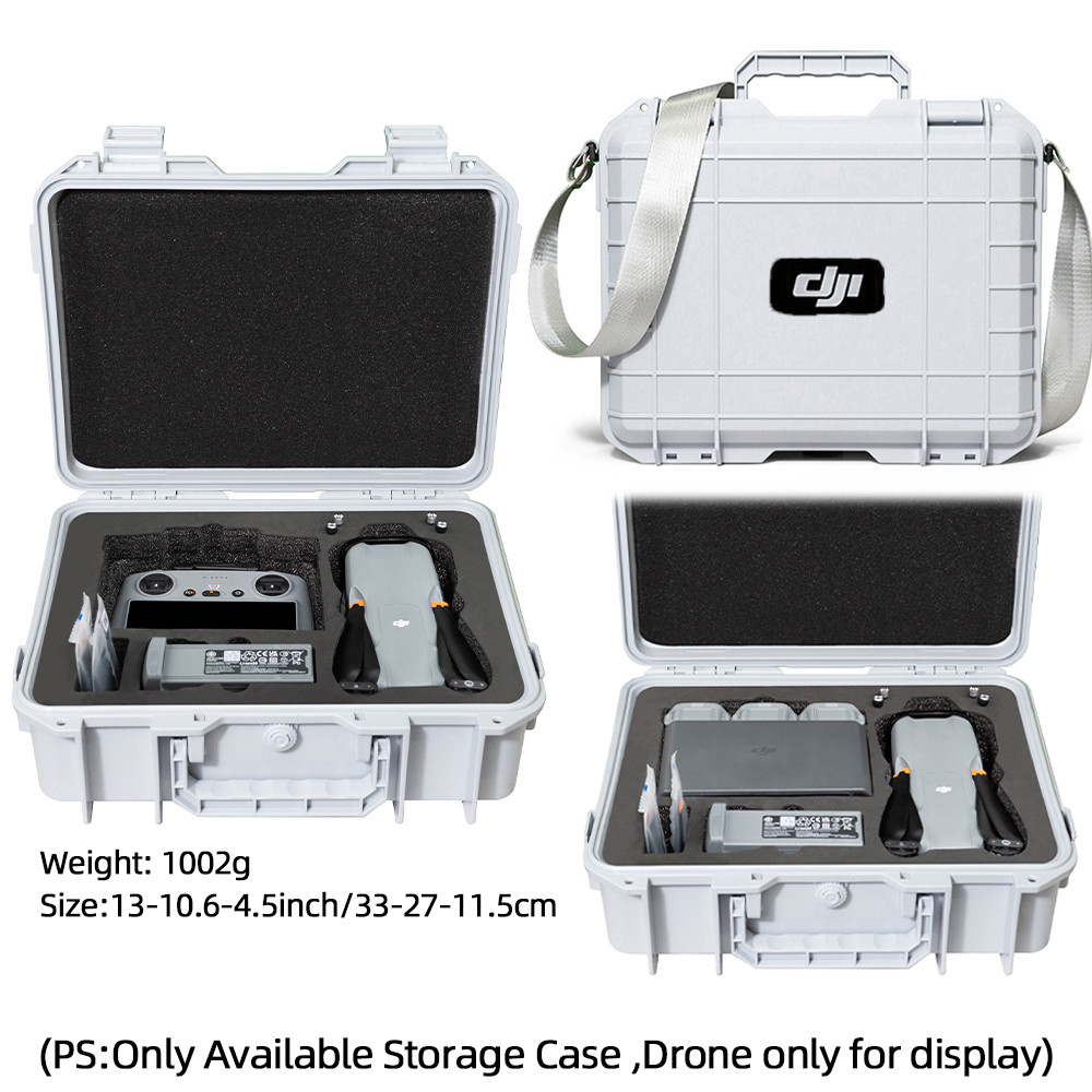 เที่ยวบินกล้องกระเป๋าถือสําหรับ DJI Air 3/3S กล่องป้องกันการระเบิดกระเป๋าเก็บเข้ากันได้กับ RC-N2/RC2 รีโมทคอนโทรล Air 3/3S กล่องเก็บ - รูปที่ 2