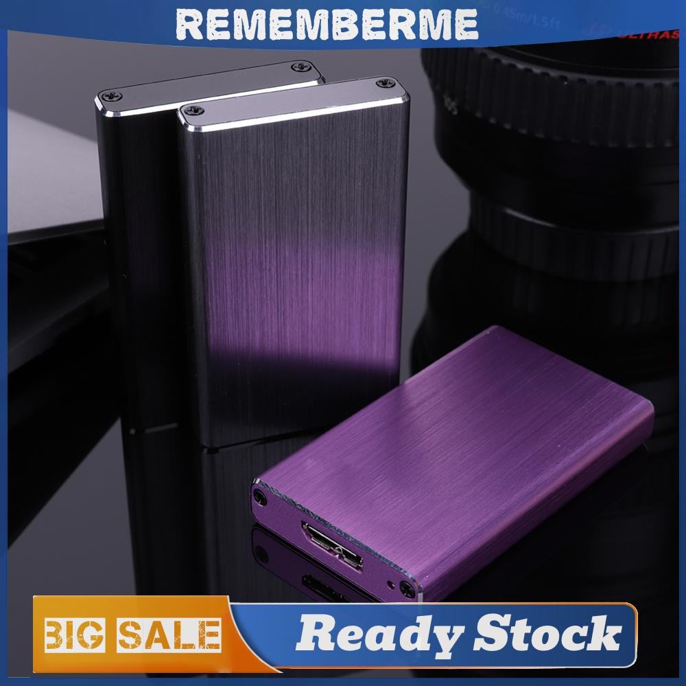 Msata To USB 3.0 SSD Enclosure 6Gbps Storage Case Adapter สําหรับ MSATA SSD 30*25/50