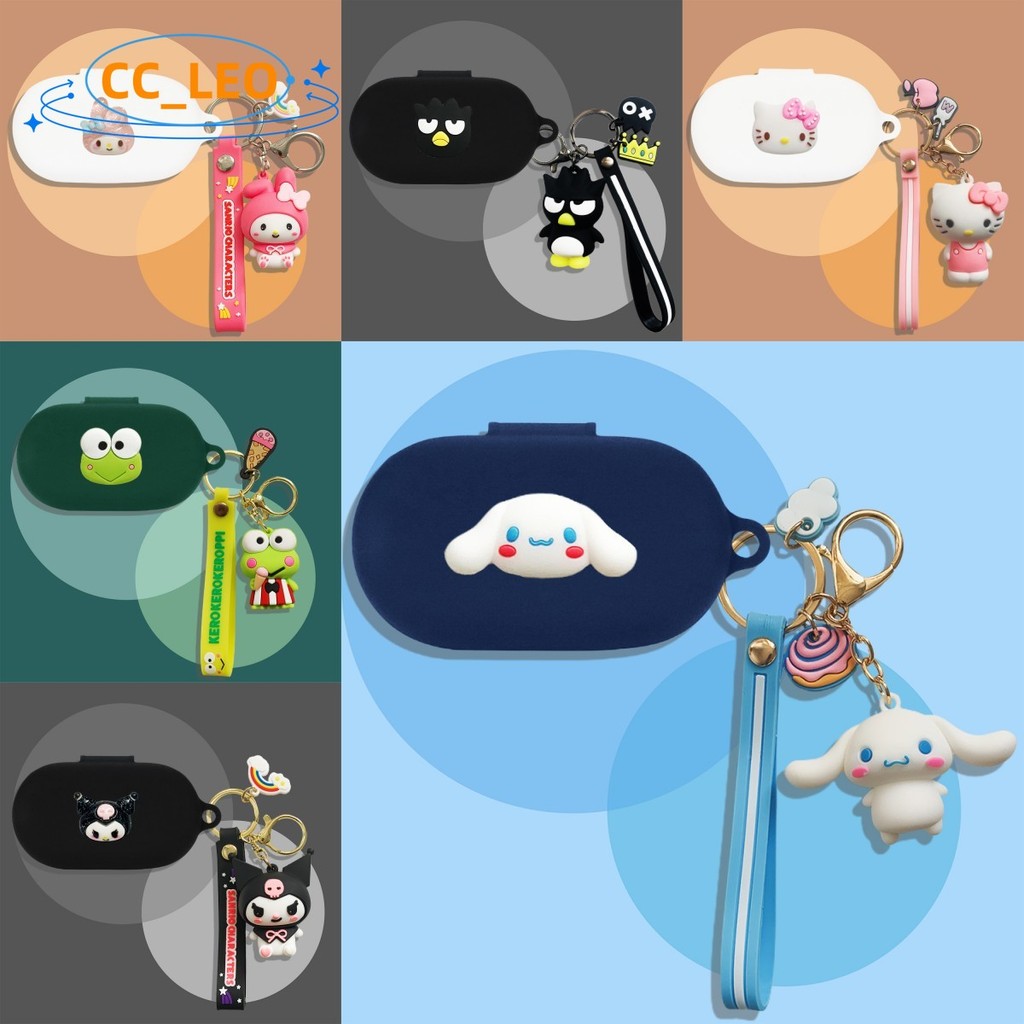 For Sony WF-C510 Case Cartoon Sanrio Keychain Sony WF-C510 Silicone Soft Case Cute Pendant Sony WF-C