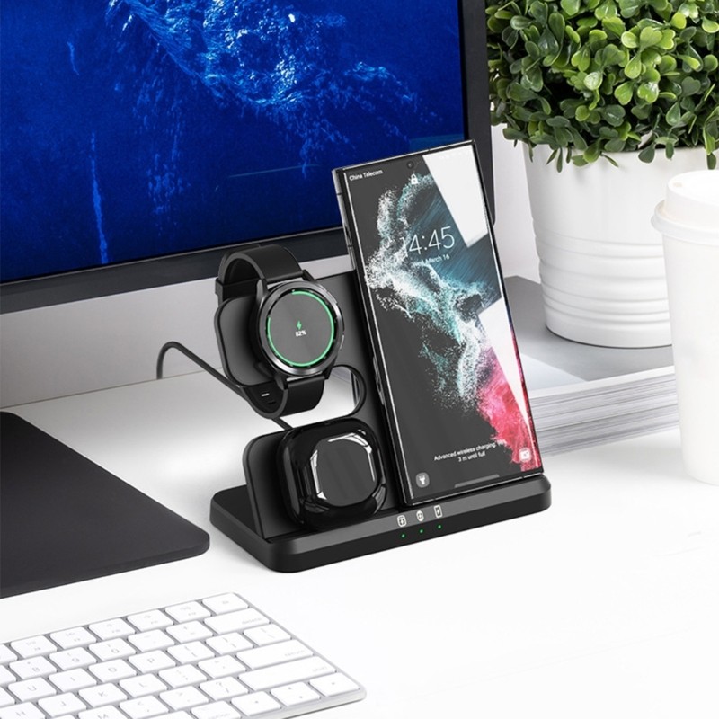WU Fast Charging Dock Base สําหรับนาฬิกา 4 3 Active 2 Desktop Display Holder