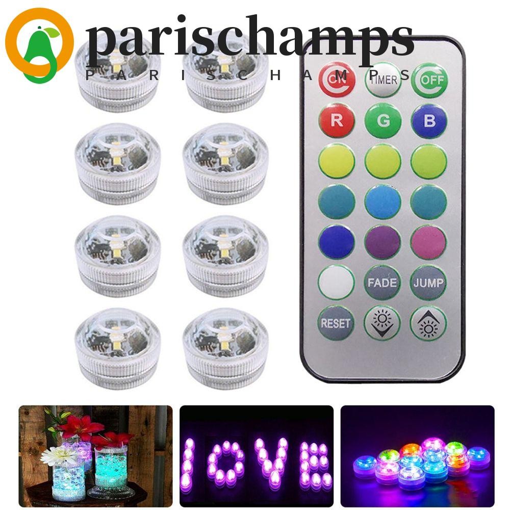 Parischamps Submersible ไฟ LED บ ่ อกันน ้ ําแจกันตกแต ่ งชางานแต ่ งงาน Hot Tub Party ตกแต ่ ง