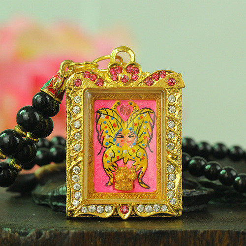 Junior Thailand Please Bless Thailand Amulet Cuban Kishna Butterfly Amulet