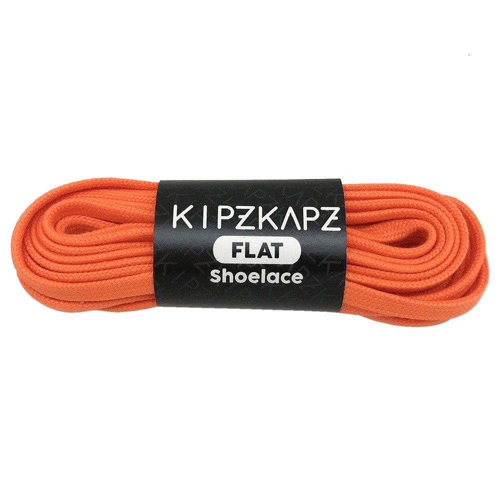 KIPZKAPZ FS21 สีส้ม - เชือกผูกรองเท้าแบน 6mm