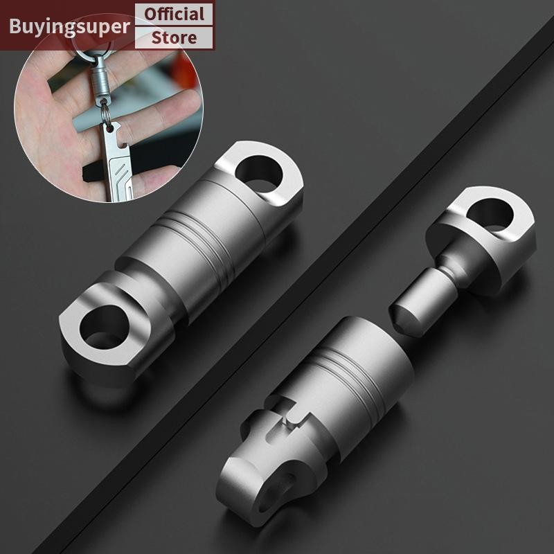 Joe 1 PC ไทเทเนียมกระเป๋าเครื่องมือ Ultra-ทนทานพวงกุญแจ Rotag Buckle สําหรับชายขนาดกะทัดรัดเข็มขัดเอวพวงกุญแจ,เหมาะสําหรับ O LR