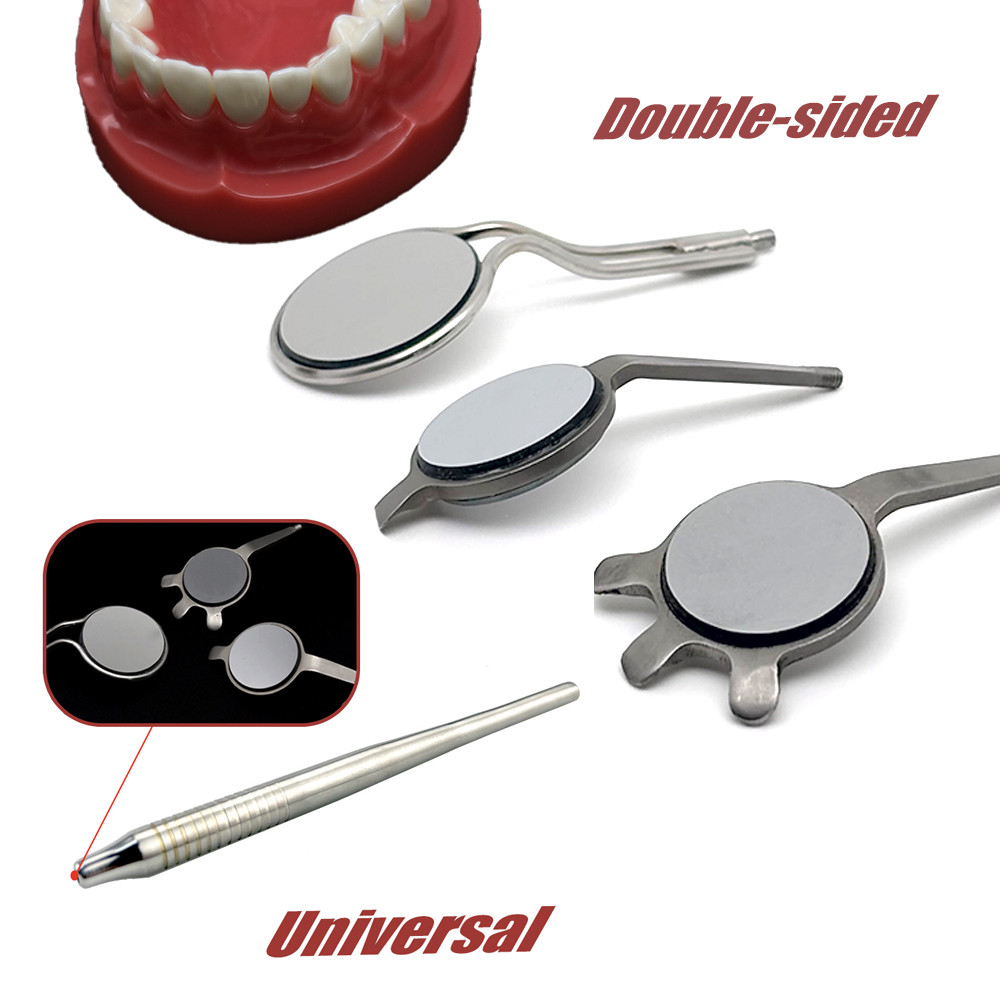 Autoclave Dental Mouth Mirror Anti-fog Rhodium Double Sided Oral Mirrors Tooth Whitening Reflectors Can Reuse