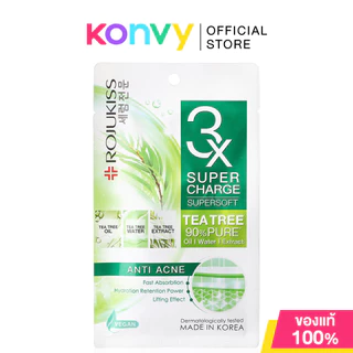 Rojukiss Supercharge Supersoft Mask 25mlโรจูคิส แผ่นมาสก์บำรุงผิว(Whitening/Lifting/Hydrating/Anti Acne)