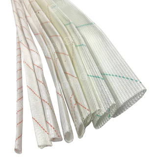 [ 10 เส้น ] FBGT ปลอกทนความร้อน SILICONE FIBERGLASS TUBE ท่อทนความร้อน ปลอกสายใยแก้วทนความร้อนเคลือบซิลิโคน ทนร้อน200...