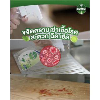 แพค 6 สุดคุ้ม เดทตอล สเปรย์ฆ่าเชื้อโรค Dettol ทำความสะอาดและฆ่าเชื้อแบคทีเรียบนพื้นผิว 500ml 6ขวด Surface Cleanser Spray