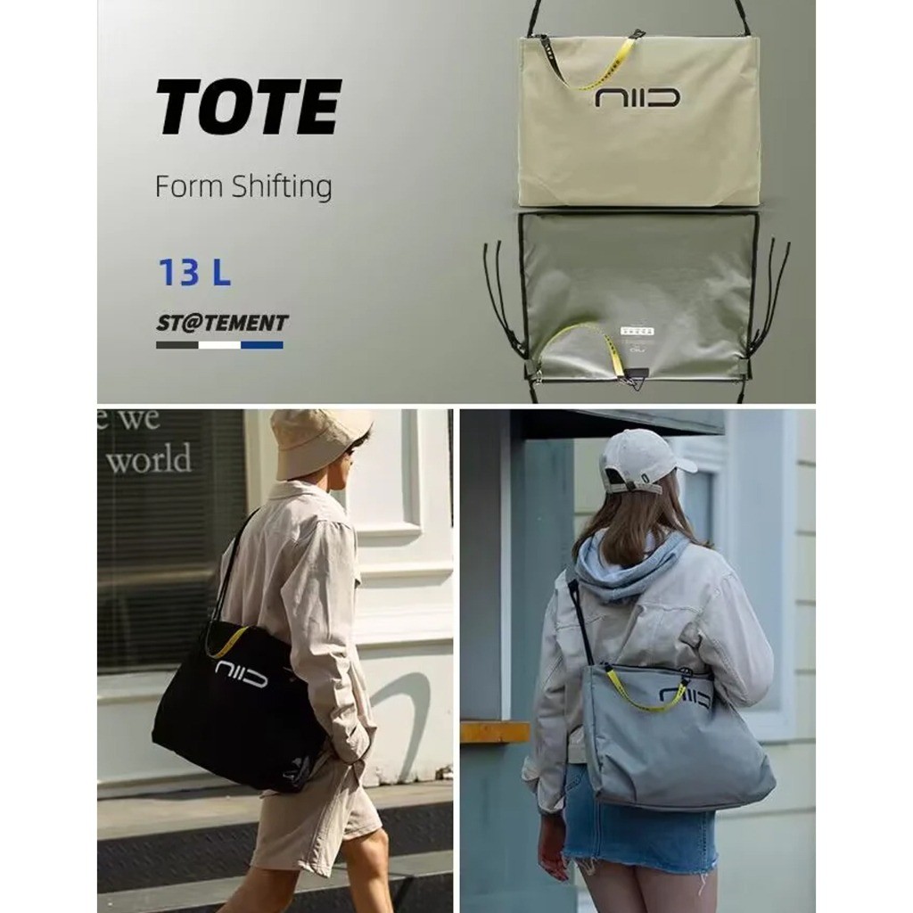 NIID Statement S7 Tote กระเป๋าสะพายข้างสำหรับ Macbook Pro, Macbook Air, iPad Pro 11-13"