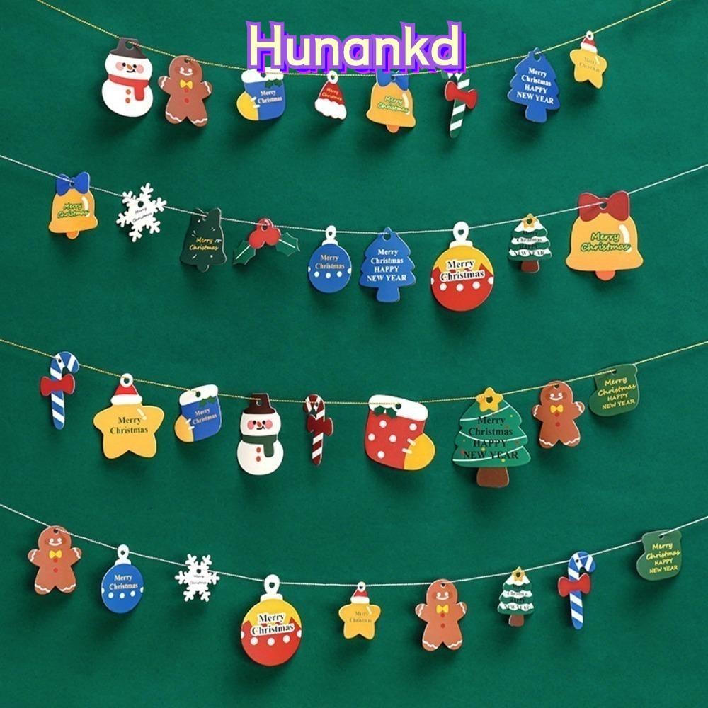 Hunan 14 ชิ้น/แผ่นป้ายคริสต์มาส,กระดาษสีสันคริสต์มาสจุติปฏิทินสติกเกอร์,ป้ายของขวัญอุปกรณ์คริสต์มาส