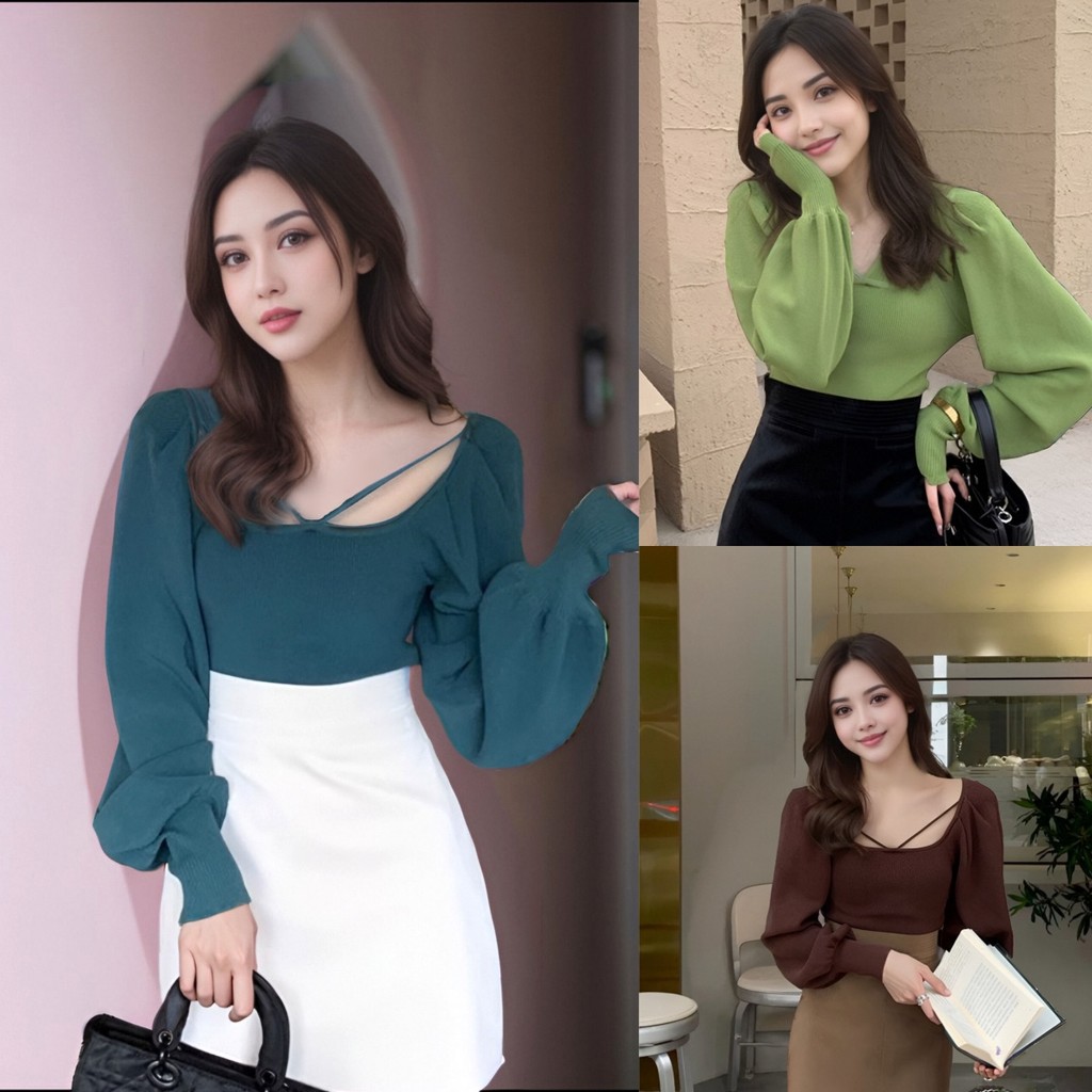 เสื้อครอปแขนยาวผ้าฝ้ายที่เหมาะสำหรับการทำงาน เหมาะกับสาวๆ ทุกคน
